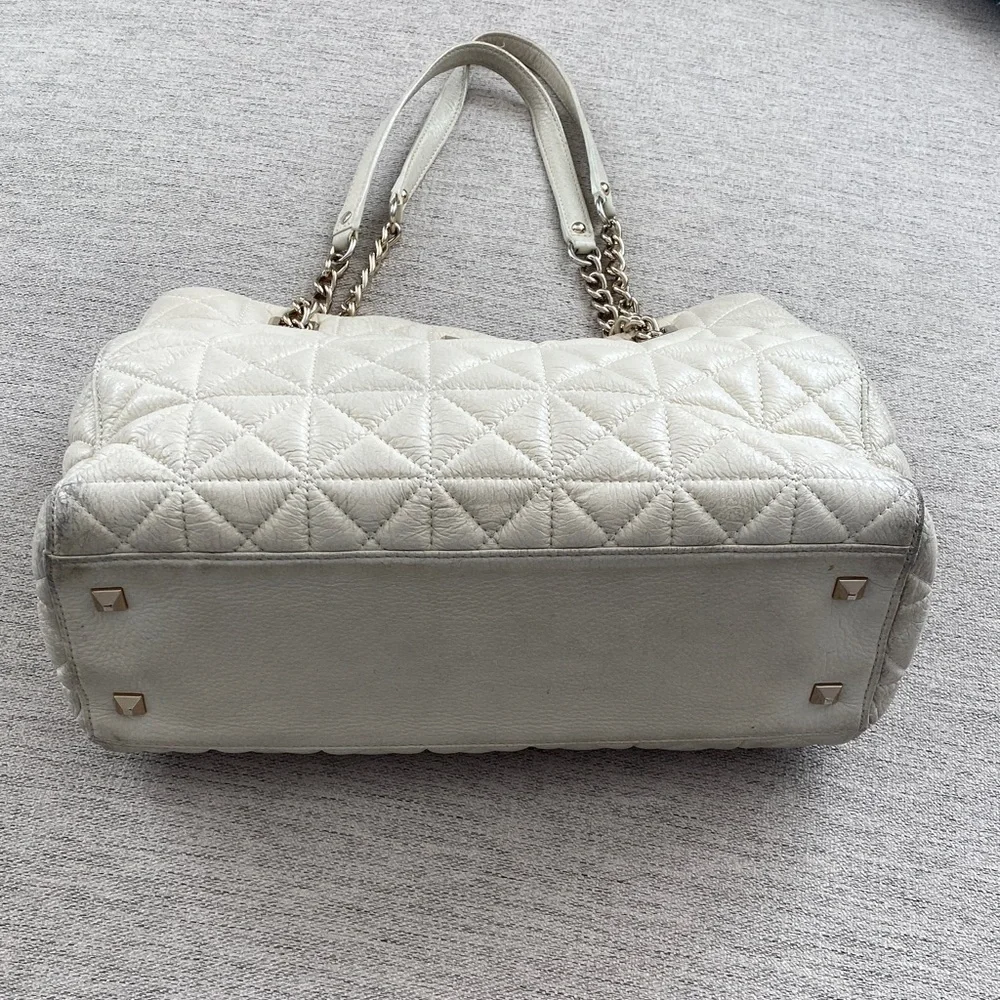 Kate Spade Cream Quilted Bag